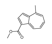 methyl 4-methylazulene-1-carboxylate Structure