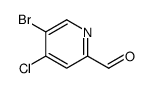 5-bromo-4-chloropyridine-2-carbaldehyde Structure