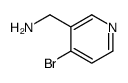 (4-溴吡啶-3-基)甲胺盐酸盐结构式