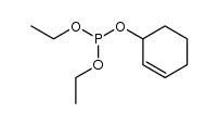 cyclohex-2-enyl diethyl phosphite结构式