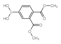 (3,4-双(甲氧基羰基)苯基)硼酸结构式