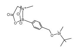 8-(4-(((tert-butyldimethylsilyl)oxy)methyl)phenyl)-4-methyl-2,6-dioxohexahydro-[1,3,2]oxazaborolo[2,3-b][1,3,2]oxazaborol-4-ium-8-uide Structure