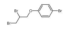 (4-bromo-phenyl)-(2,3-dibromo-propyl)-ether结构式