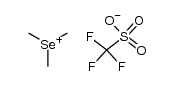 trimethylselenonium trifluoromethanesulfonate结构式