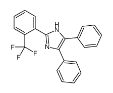 4,5-diphenyl-2-[2-(trifluoromethyl)phenyl]-1H-imidazole结构式