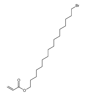 16-bromohexadecyl prop-2-enoate结构式
