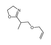 2-(1-prop-2-enoxypropan-2-yl)-4,5-dihydro-1,3-oxazole Structure