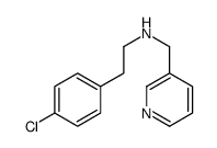 [2-(4-chlorophenyl)ethyl](pyridin-3-ylmethyl)amine结构式