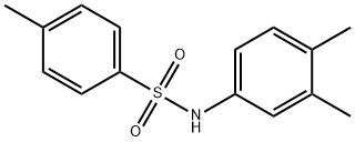 N-(3,4-二甲基苯基)-4-甲基苯磺酰胺结构式