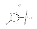 Potassium 2-bromothiazole-5-trifluoroboronate Structure