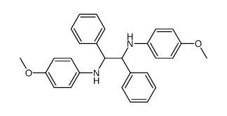 N,N-bis-(4-methoxyphenyl)-1,2-diphenylethane-1,2-diamine Structure