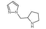 1-(吡咯烷-2-甲基)-1H-吡唑结构式