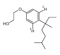 4-(3,6-Dimethyl-3-heptyl)phenol-3,5-d2 monoethoxylate solution Structure