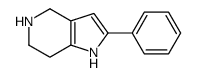 2-Phenyl-4,5,6,7-tetrahydro-1H-pyrrolo[3,2-c]pyridine Structure