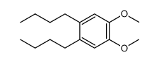 1,2-dimethoxy-4,5-dibutylbenzene Structure