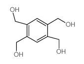 benzene-1,2,4,5-tetrayltetramethanol Structure