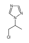 1-(2-chloro-1-methylethyl)-1H-1,2,4-triazole(SALTDATA: HCl)结构式