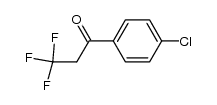 1-(4-chlorophenyl)-3,3,3-trifluoro-propan-1-one结构式