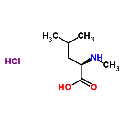 N-Methyl-D-leucine hydrochloride (1:1)结构式