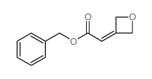 2-(氧杂环丁烷-3-亚基)乙酸苄酯结构式