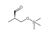 (R)-2-methyl-3-(trimethylsilyloxy)propanal Structure