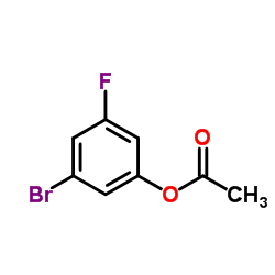 3-Bromo-5-fluorophenyl acetate structure