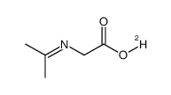 2-(propan-2-ylideneamino)acetic acid-d Structure