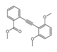 methyl 2-[2-(2,6-dimethoxyphenyl)ethynyl]benzoate结构式