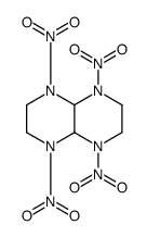 1,4,5,8-tetranitro-2,3,4a,6,7,8a-hexahydropyrazino[2,3-b]pyrazine Structure