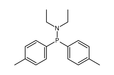 (diethylamino)[bis(4-methylphenyl)]phosphine结构式