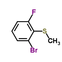 (2-溴-6-氟苯基)(甲基)硫烷结构式
