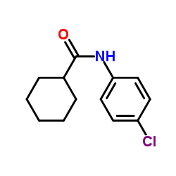 N-(4-氯苯基)环己基甲酰胺结构式