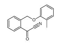 2-[(2-methylphenoxy)methyl]benzoyl cyanide Structure