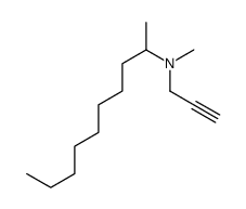 N-methyl-N-prop-2-ynyldecan-2-amine Structure