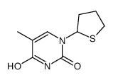 5-methyl-1-(thiolan-2-yl)pyrimidine-2,4-dione结构式
