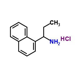1-(萘-1-基)丙-1-胺盐酸盐结构式