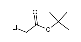 (2-tert-butoxy-2-oxoethyl)lithium Structure