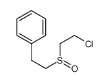 2-(2-chloroethylsulfinyl)ethylbenzene结构式
