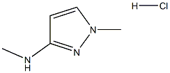 N,1-二甲基-1H-吡唑-3-胺盐酸结构式