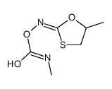 [(E)-(5-methyl-1,3-oxathiolan-2-ylidene)amino] N-methylcarbamate结构式