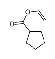 Cyclopentanecarboxylic acid vinyl ester结构式