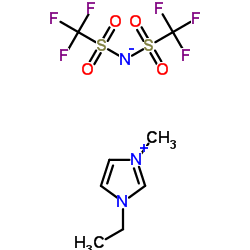 1-Ethyl-3-Methylimidazolium Bis(Trifluoromethylsulfonyl)Imide Structure