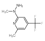 1-(6-METHYL-4-(TRIFLUOROMETHYL)PYRID-2-YL)-1-METHYLHYDRAZINE Structure
