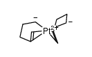 cis-bis(η2,η1-pent-4-en-1-yl)platinum结构式