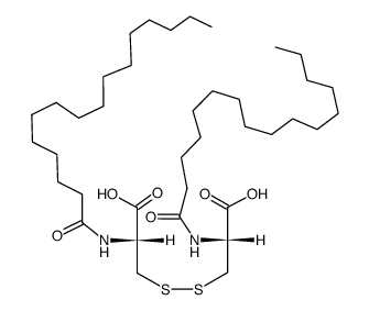 N,N'-dipalmitoyl-L-cystine结构式