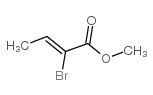 2-溴-2-丁烯酸甲酯结构式
