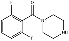 1-(2,6-二氟苯甲酰)哌嗪结构式
