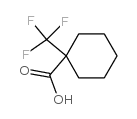 1-(Trifluoromethyl)cyclohexane-1-carboxylic acid, Structure