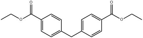 Benzoic acid, 4,4'-Methylenebis-, diethyl ester Structure
