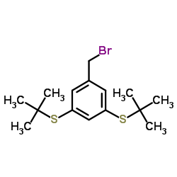 3,5-BIS(TERT-BUTYLTHIO)BENZYL ALCOHOL structure